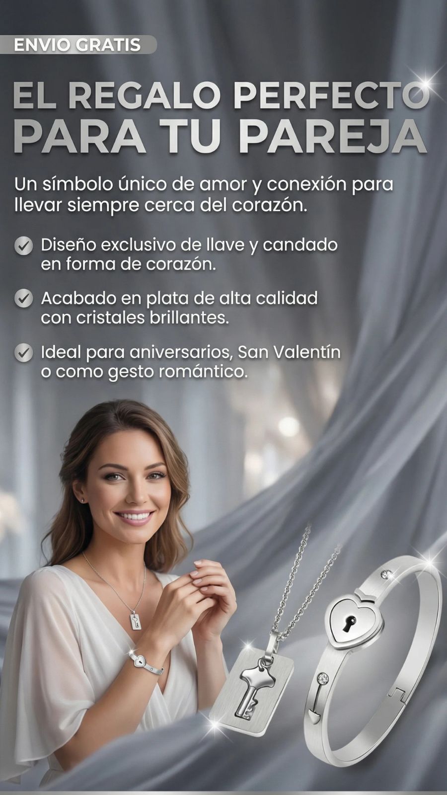 Collar Pulsera llave