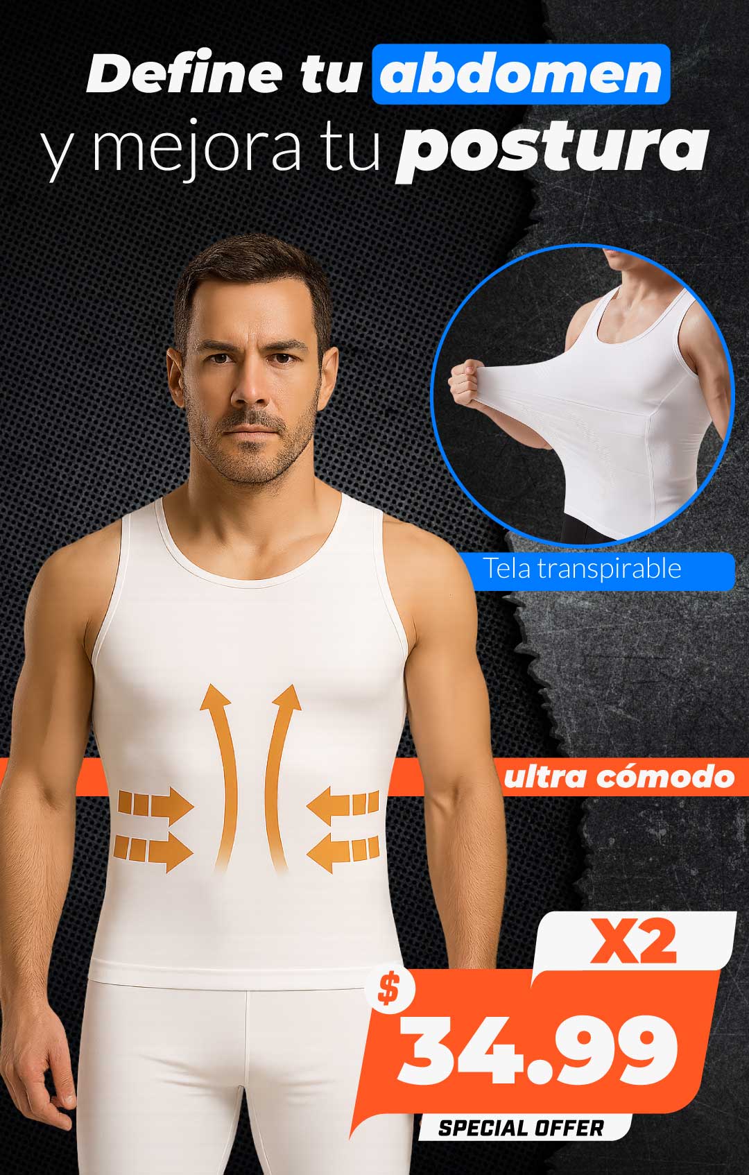 Chaleco Moldeador Deportivo